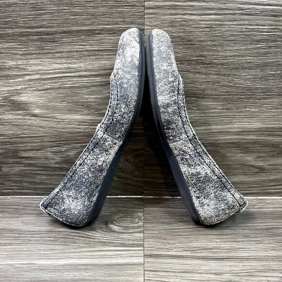 Calvin Klein Jean Women's Pointed Toe Grey‎ Acid Wash Flats Shoe Size 7.5 - Picture 6 of 8